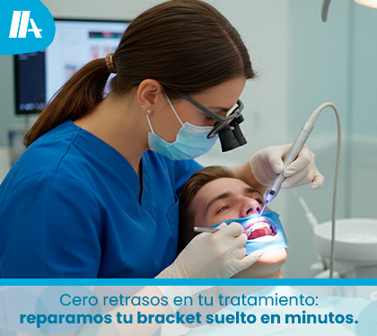Ortodoncista Atiente una Urgencia Dental a Paciente que se le Soltó el Bracket un Fin de Semana