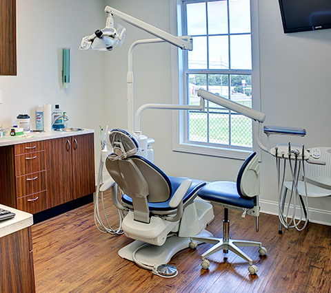 Mejores clínicas dentales Santiago, sala de revisión
