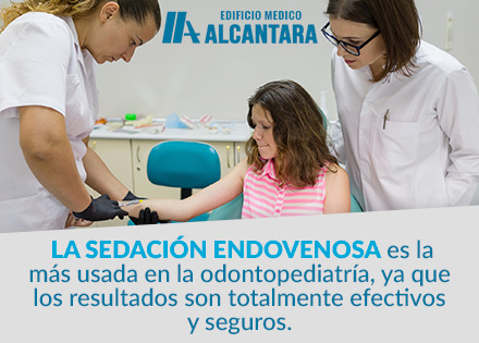 Sedacin Dental Infantil Aplicada de Forma Endovenosa.